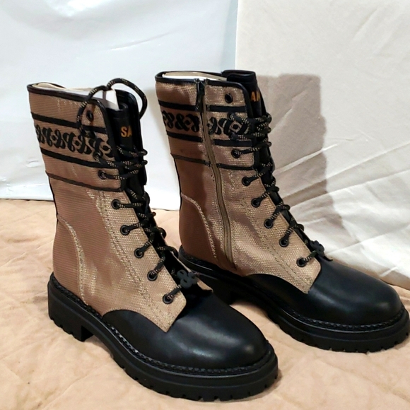 Sam & Lilly Shoes - Sam & Libby Stella Combat Boots